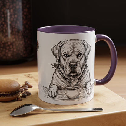Grumpy Labrador Coffee Club — Art Print / Mug