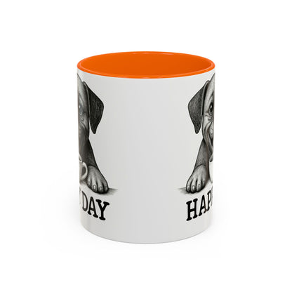 Playful boxer Dog Coffee Mug – Perfect Gift for Dog Lovers, Birthday Mug, Cute Pet Art, Happy Day Mug, Unique Animal Lover Gift