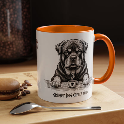  Grumpy Rottweiler Coffee Club — Art Print / Mug