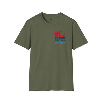 British Farmer T-Shirt, Proud Combine Harvester