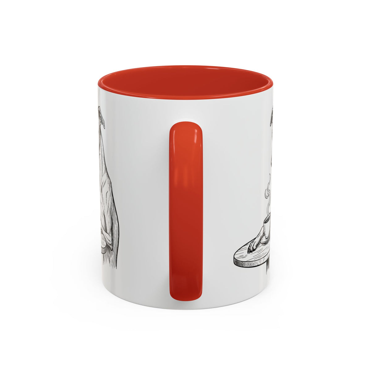 Grumpy Whippet Coffee Club — Art Print / Mug