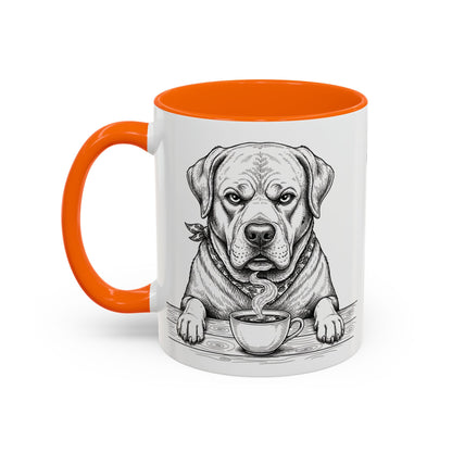 Grumpy Labrador Coffee Club — Art Print / Mug