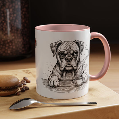 Grumpy Boxer Coffee Club — Art Print / Mug /