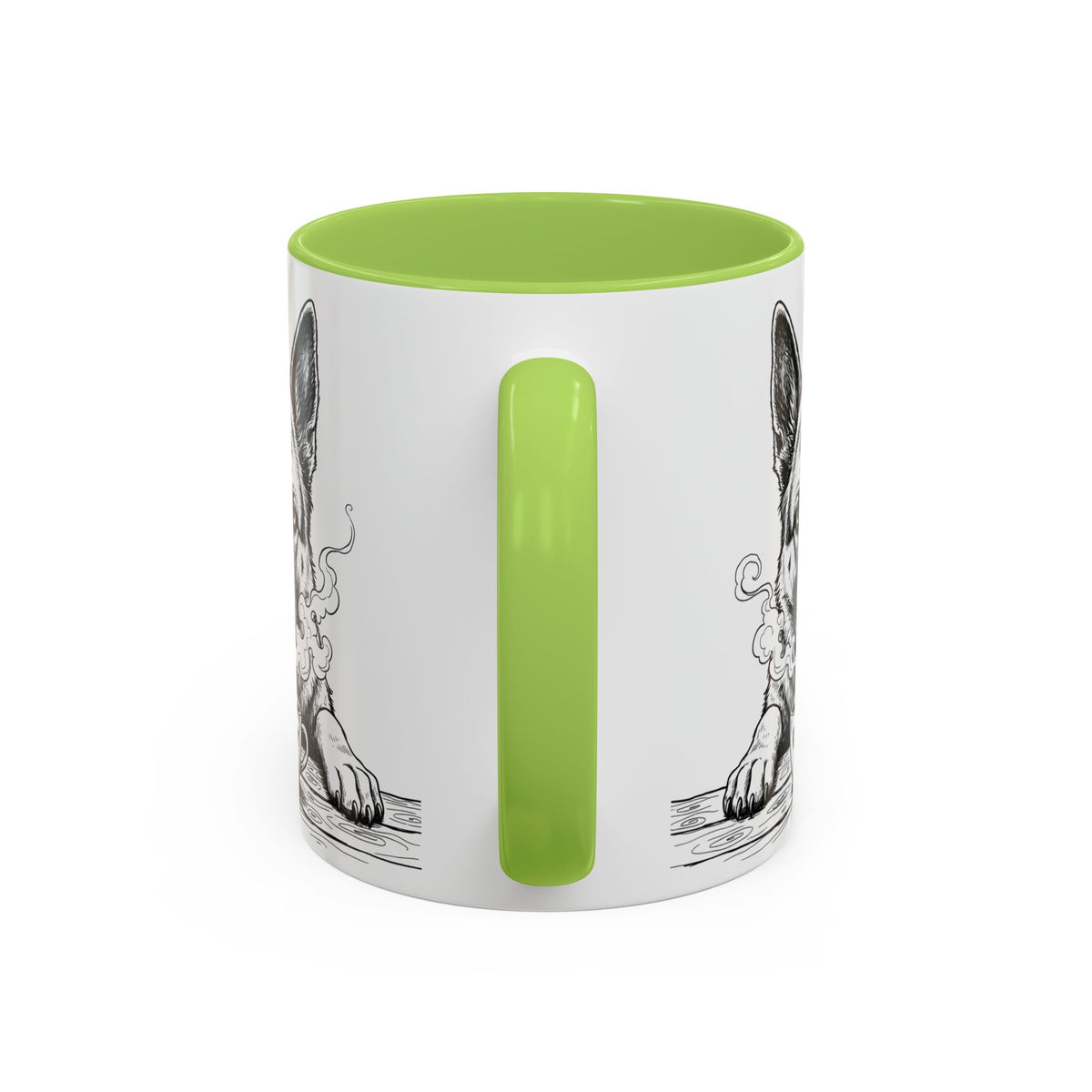 German Shepherd Mug —    Grumpy German Shepherd Coffee Club — Art Print / Mug /