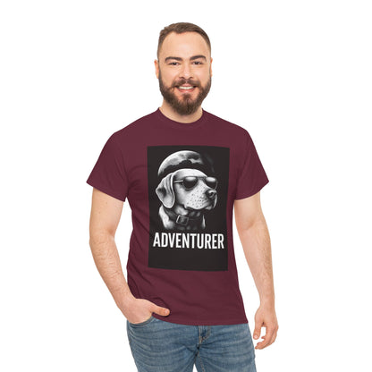Adventure Beagle Unisex T-Shirt - Moon Night Outdoors