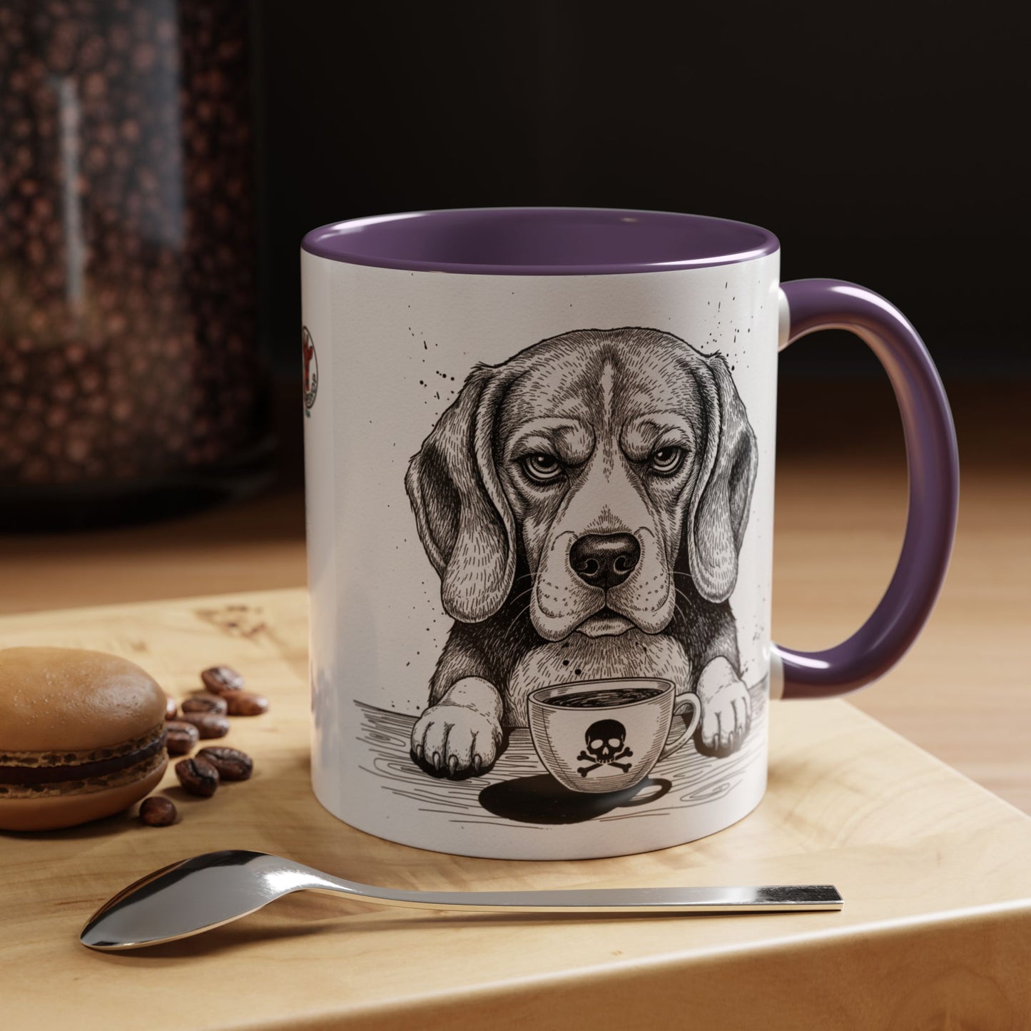 Grumpy Beagle Coffee Club — Art Print / Mug /