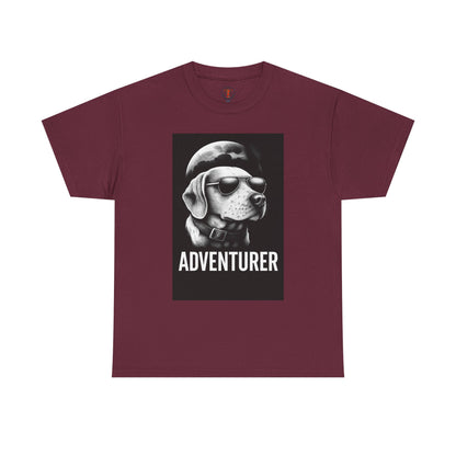 Adventure Beagle Unisex T-Shirt - Moon Night Outdoors