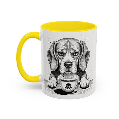 Grumpy Beagle Coffee Club — Art Print / Mug /