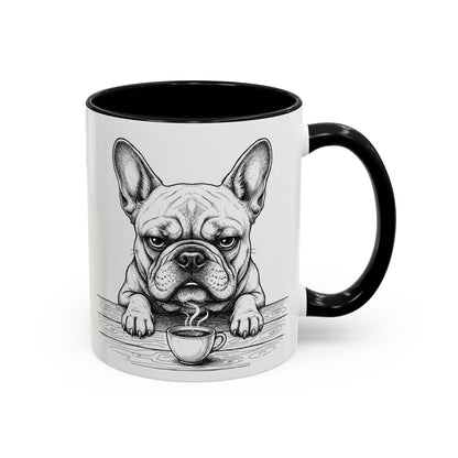 Grumpy French Bulldog Coffee Club —  Mug