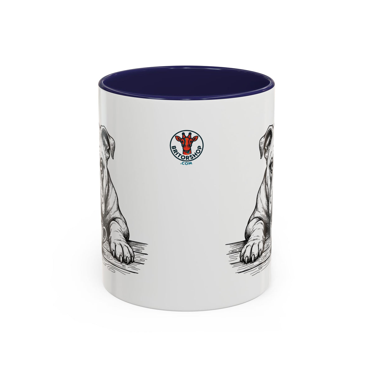 Grumpy Bulldog Coffee Club — Art Print / Mug /