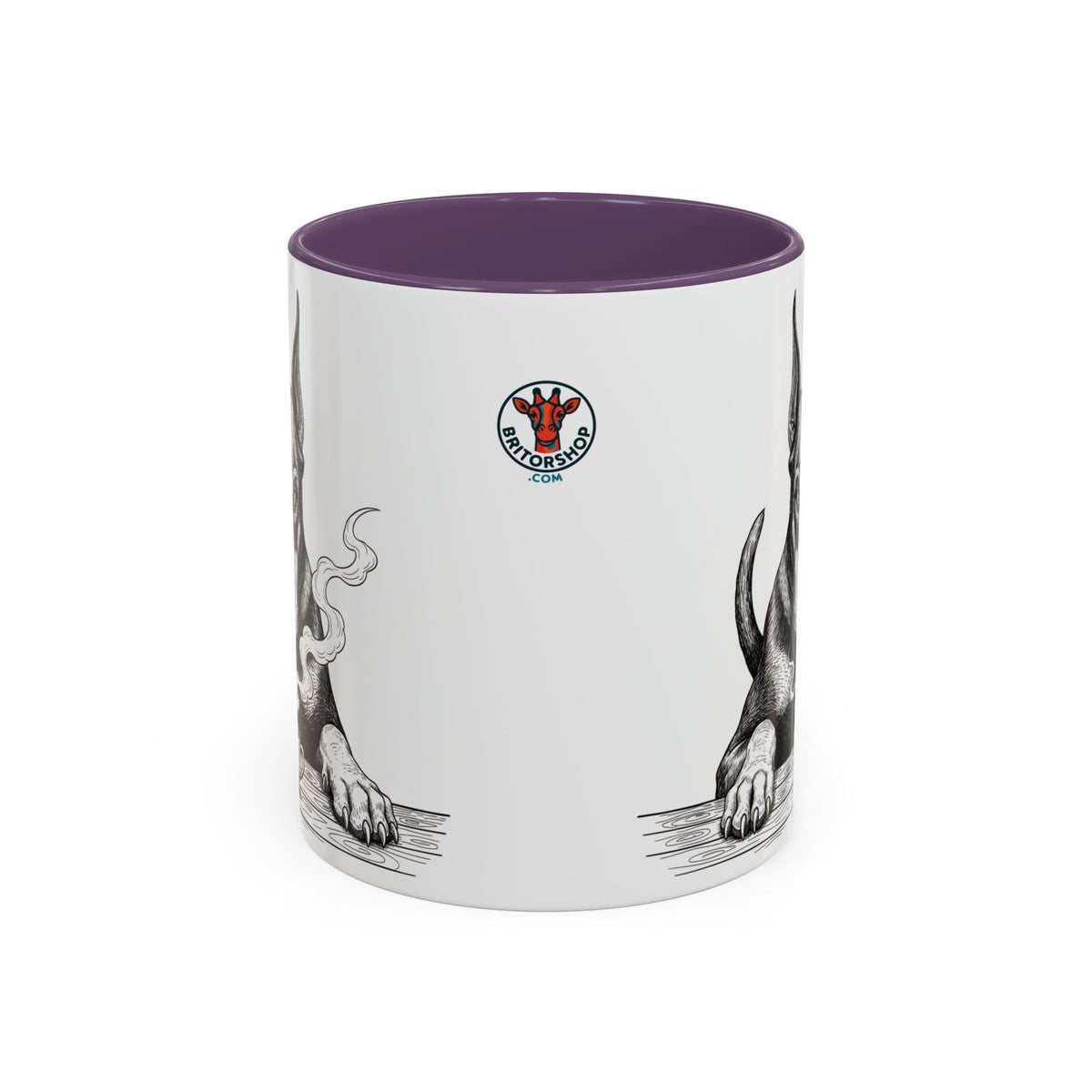 Grumpy Doberman Coffee Club — Art Print / Mug