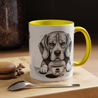 Grumpy Beagle Coffee Club — Art Print / Mug /
