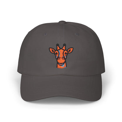 Dad Cap - Giraffe Head and Britor Shop Logo Embroidered Design