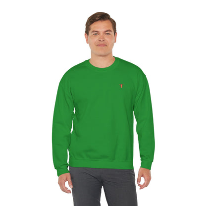 Embroidered Tiny Giraffe Britor classic Crewneck Sweatshirt — Minimal Animal Lover classy Pullover