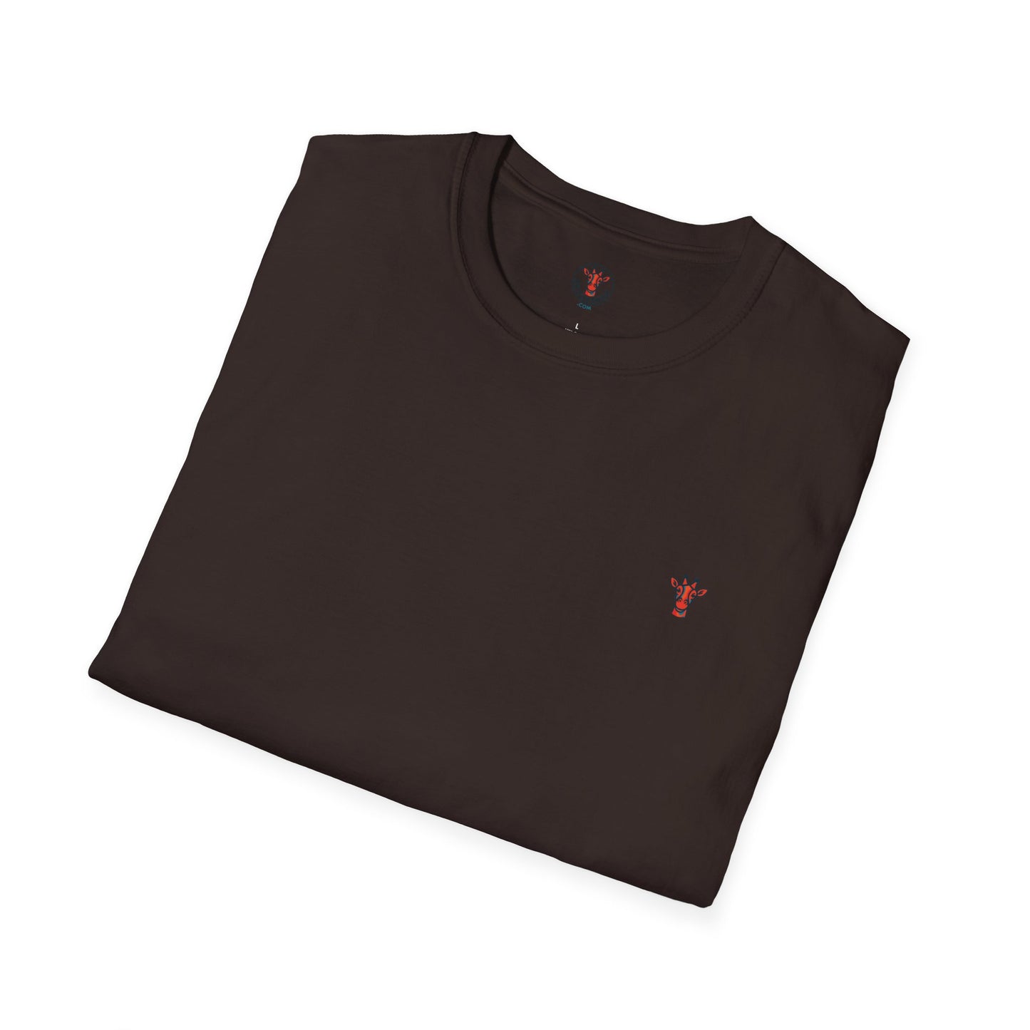Minimal Crown Chest-Embroidered T-Shirt