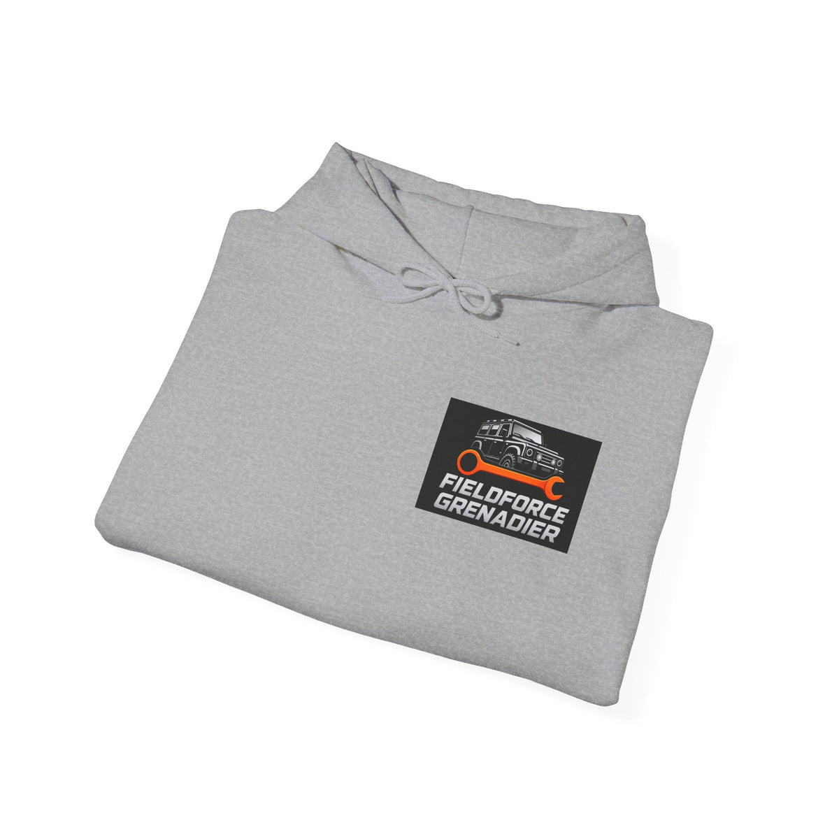 Fieldforce Grenadier Hoodie — Off‑Road Truck Wrench Logo Pullover