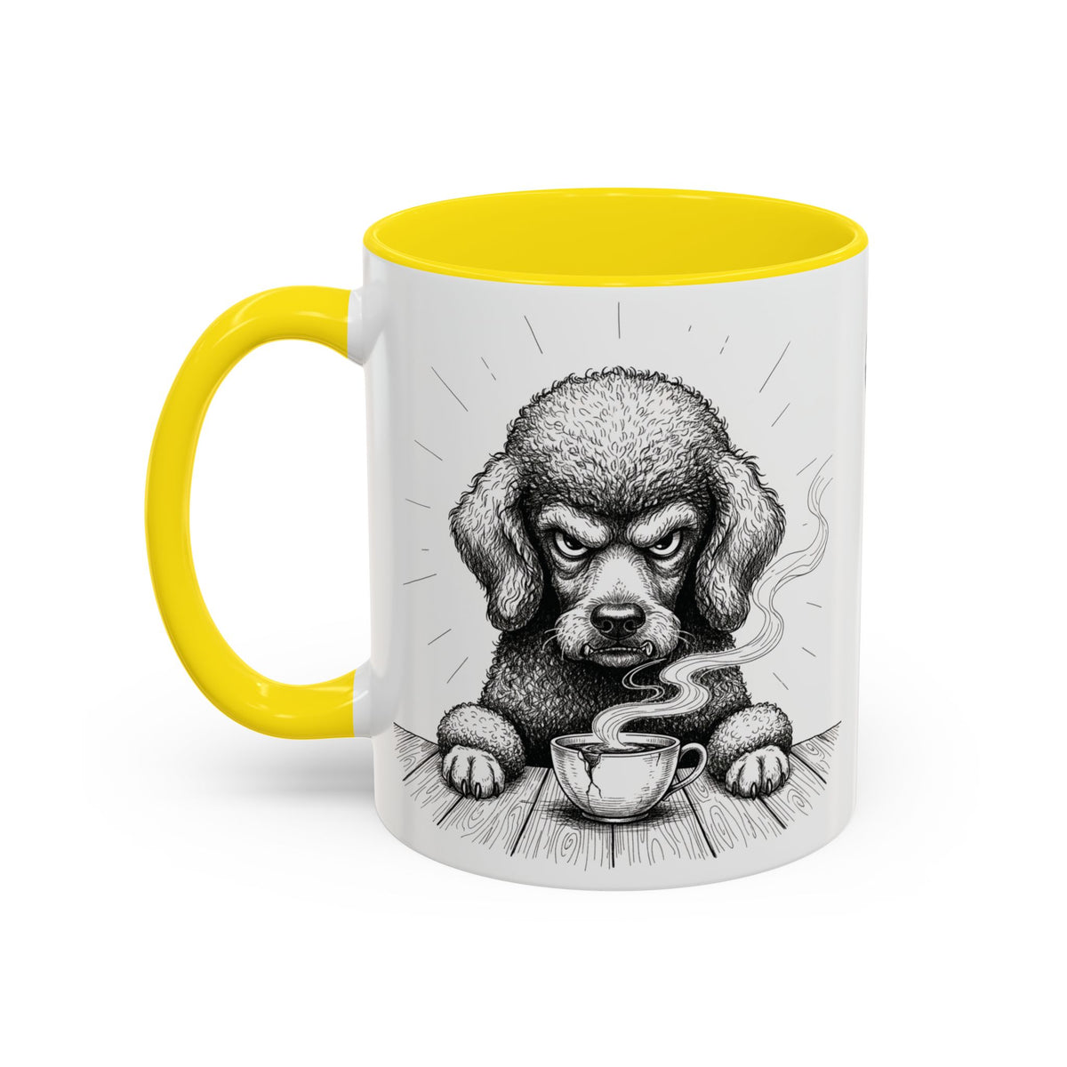 Grumpy Poodle Coffee Club — Art Print / Mug /