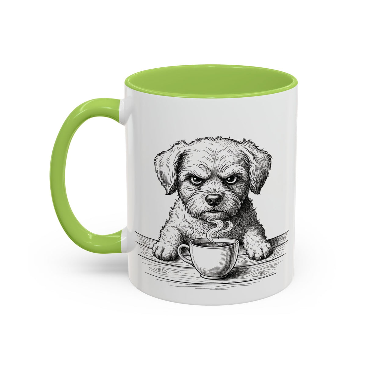 Grumpy Maltese Coffee Club — Art Print / Mug