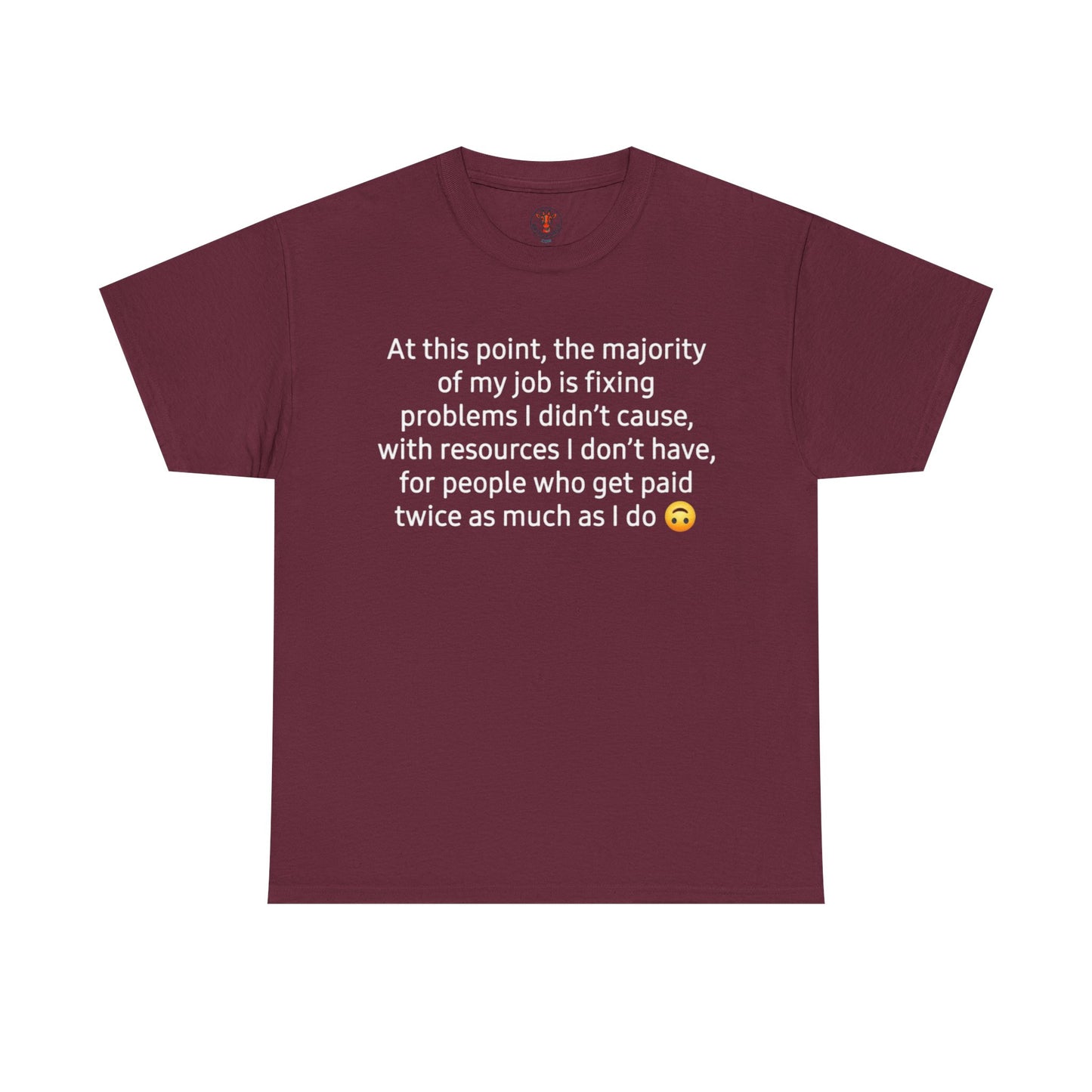 Smiley Face Unisex Heavy Cotton Tee - Casual Shirt, Trendy T-Shirt, Gift for Friends, Summer Outfit, Streetwear