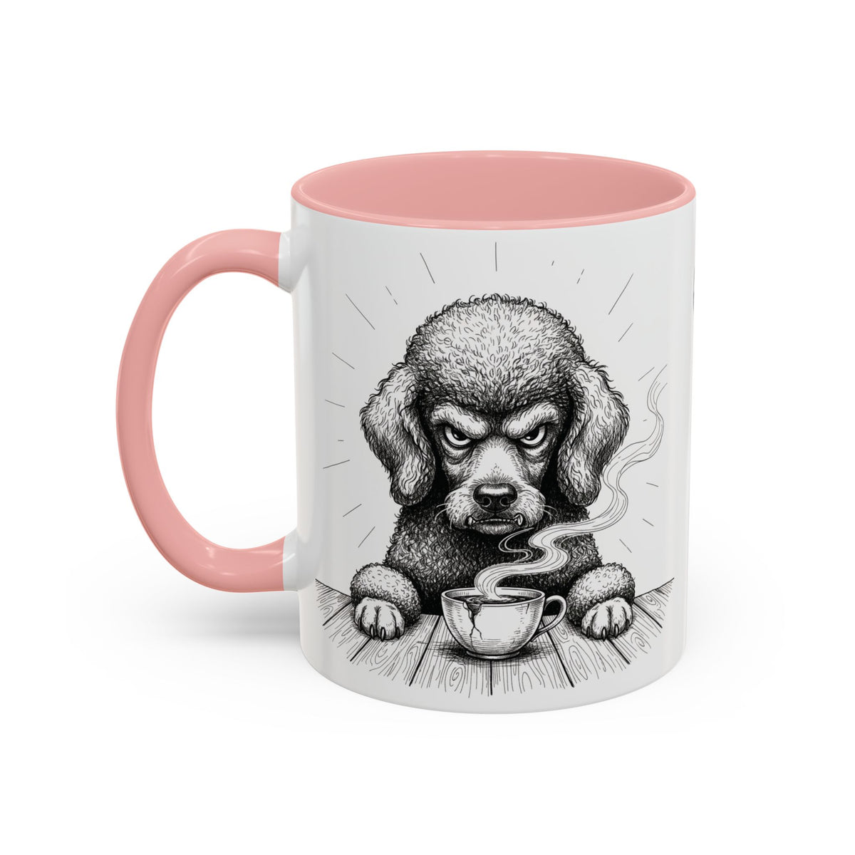 Grumpy Poodle Coffee Club — Art Print / Mug /