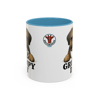 Grumpy Day Coffee Mug, shorkie, Funny Dog Mug, Pet Lover Gift, Morning Motivation, Coffee Lover Gift, Black Accent Mug