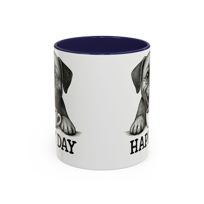 Playful boxer Dog Coffee Mug – Perfect Gift for Dog Lovers, Birthday Mug, Cute Pet Art, Happy Day Mug, Unique Animal Lover Gift