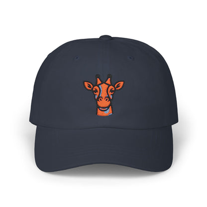 Dad Cap - Giraffe Head and Britor Shop Logo Embroidered Design
