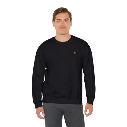Embroidered Tiny Giraffe Britor classic Crewneck Sweatshirt — Minimal Animal Lover classy Pullover