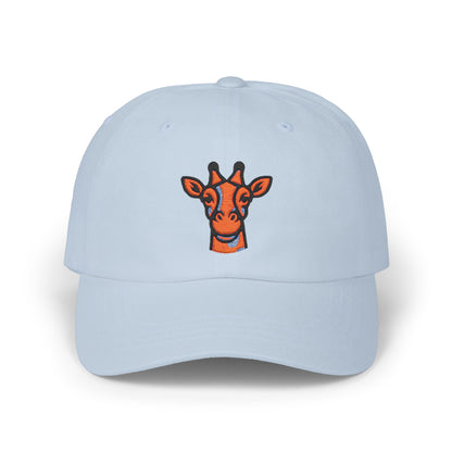 Dad Cap - Giraffe Head and Britor Shop Logo Embroidered Design