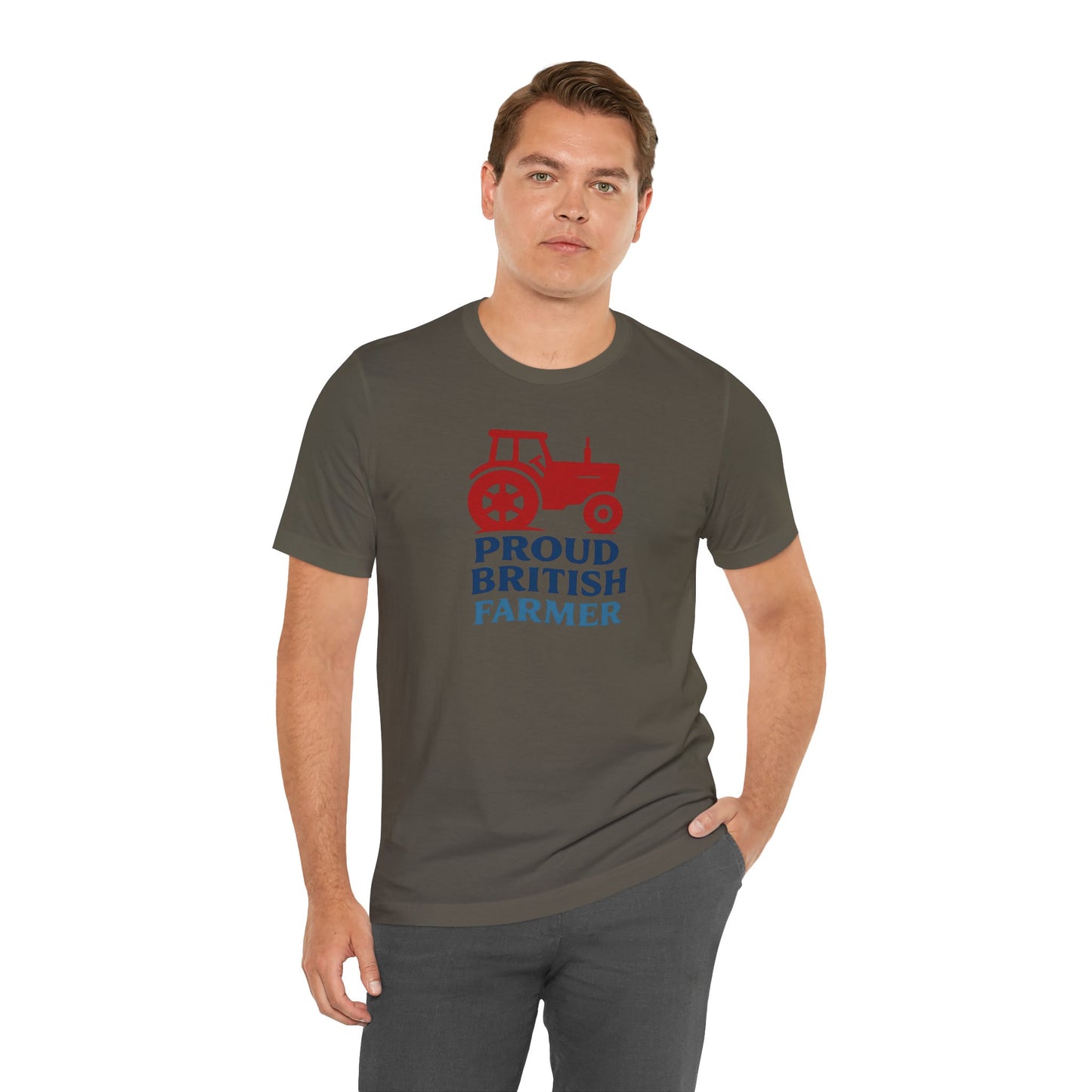 Unisex Tee - Proud British farmer