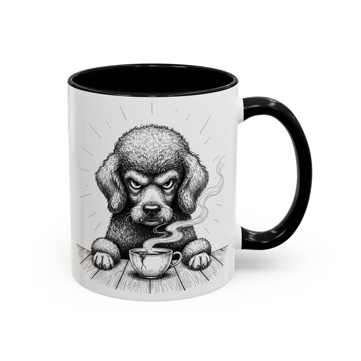Grumpy Poodle Coffee Club — Art Print / Mug /