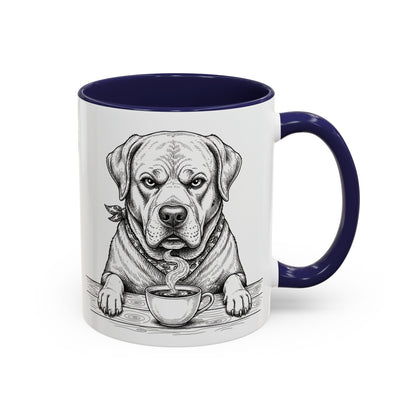 Grumpy Labrador Coffee Club — Art Print / Mug