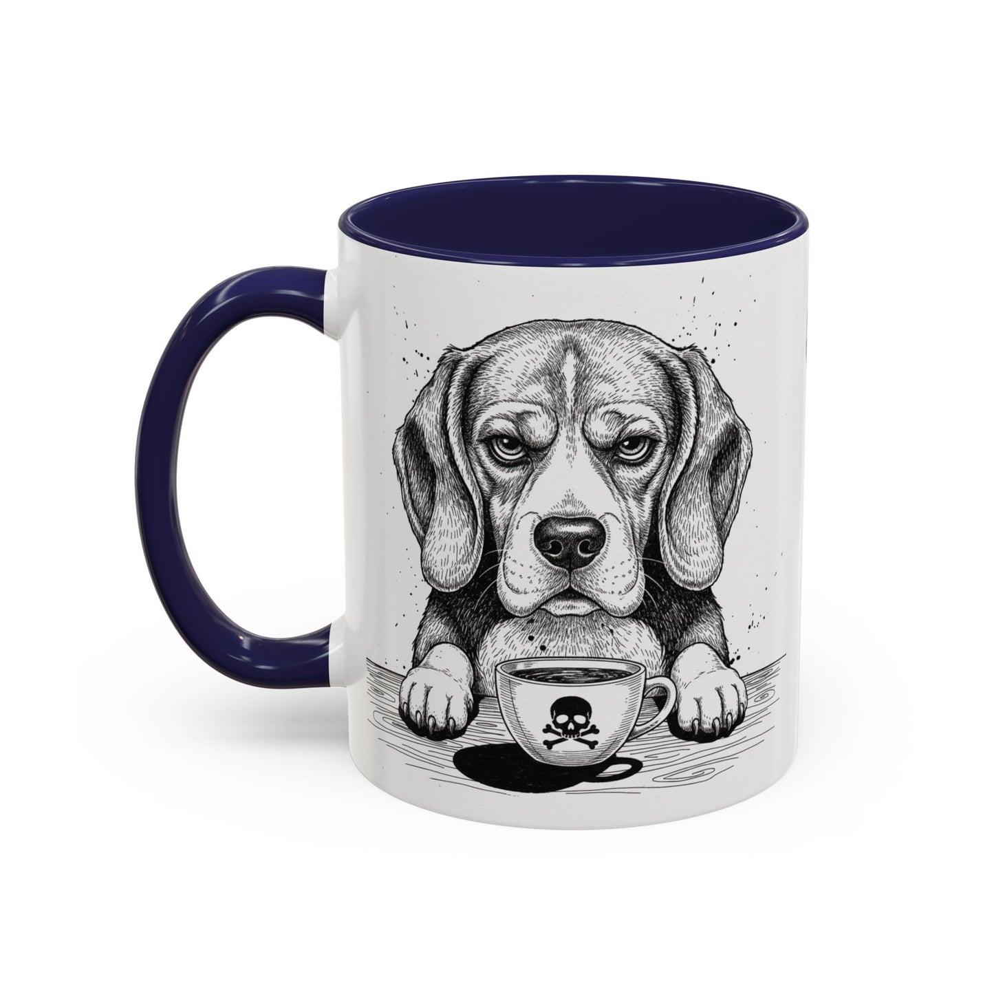 Grumpy Beagle Coffee Club — Art Print / Mug /