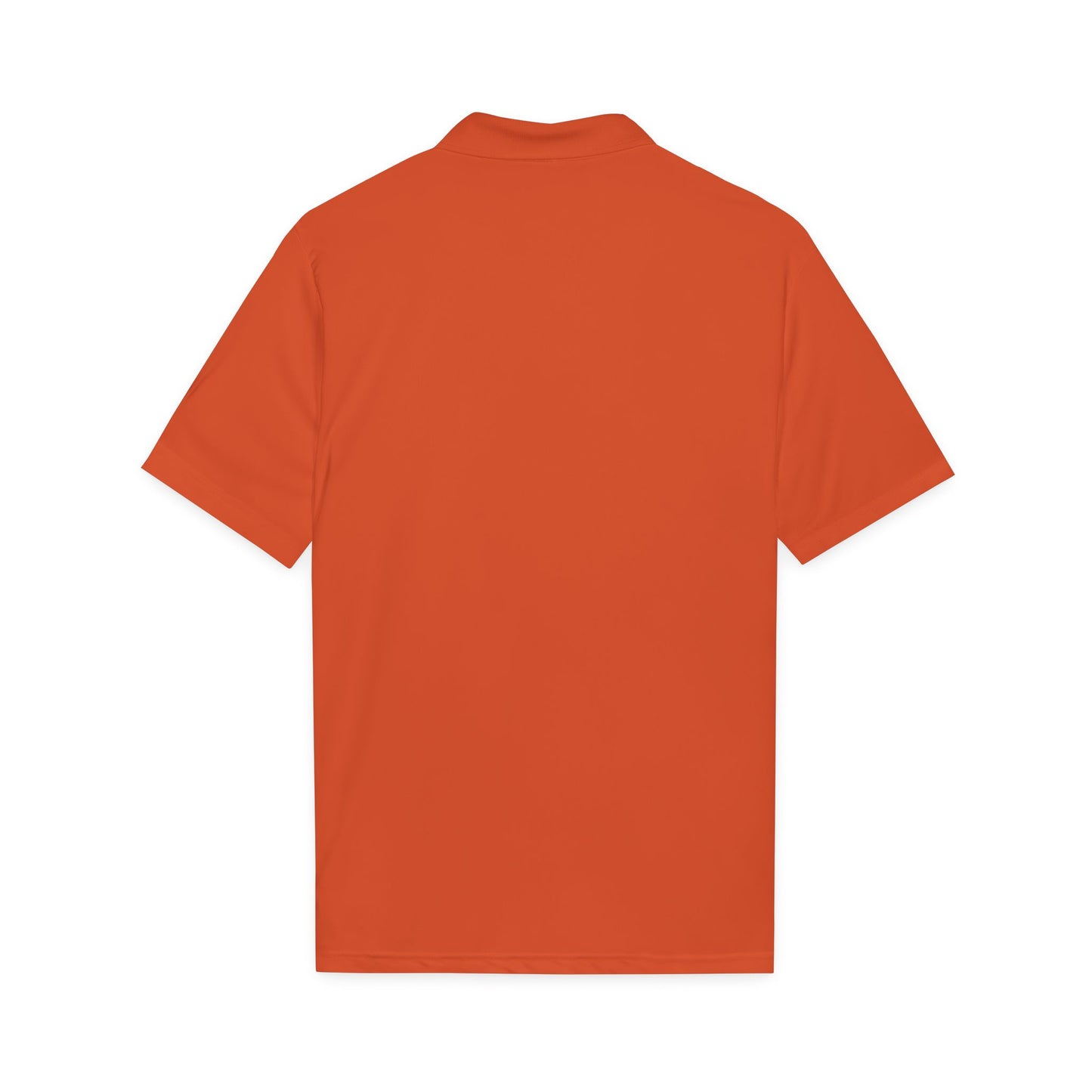 Embroidered Giraffe Polo Shirt — Lightweight White Performance Golf Polo
