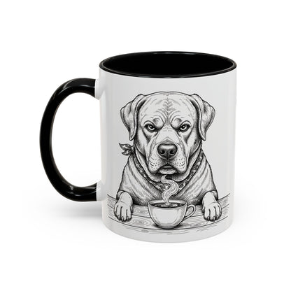 Grumpy Labrador Coffee Club — Art Print / Mug