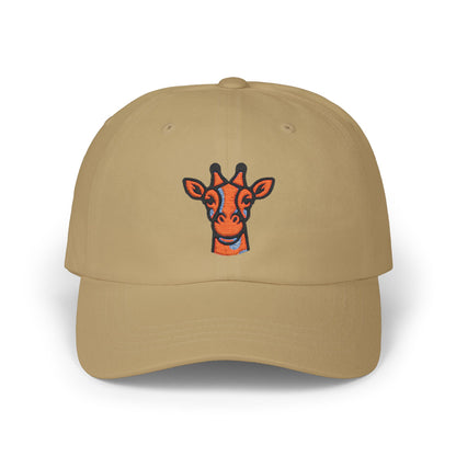 Dad Cap - Giraffe Head and Britor Shop Logo Embroidered Design