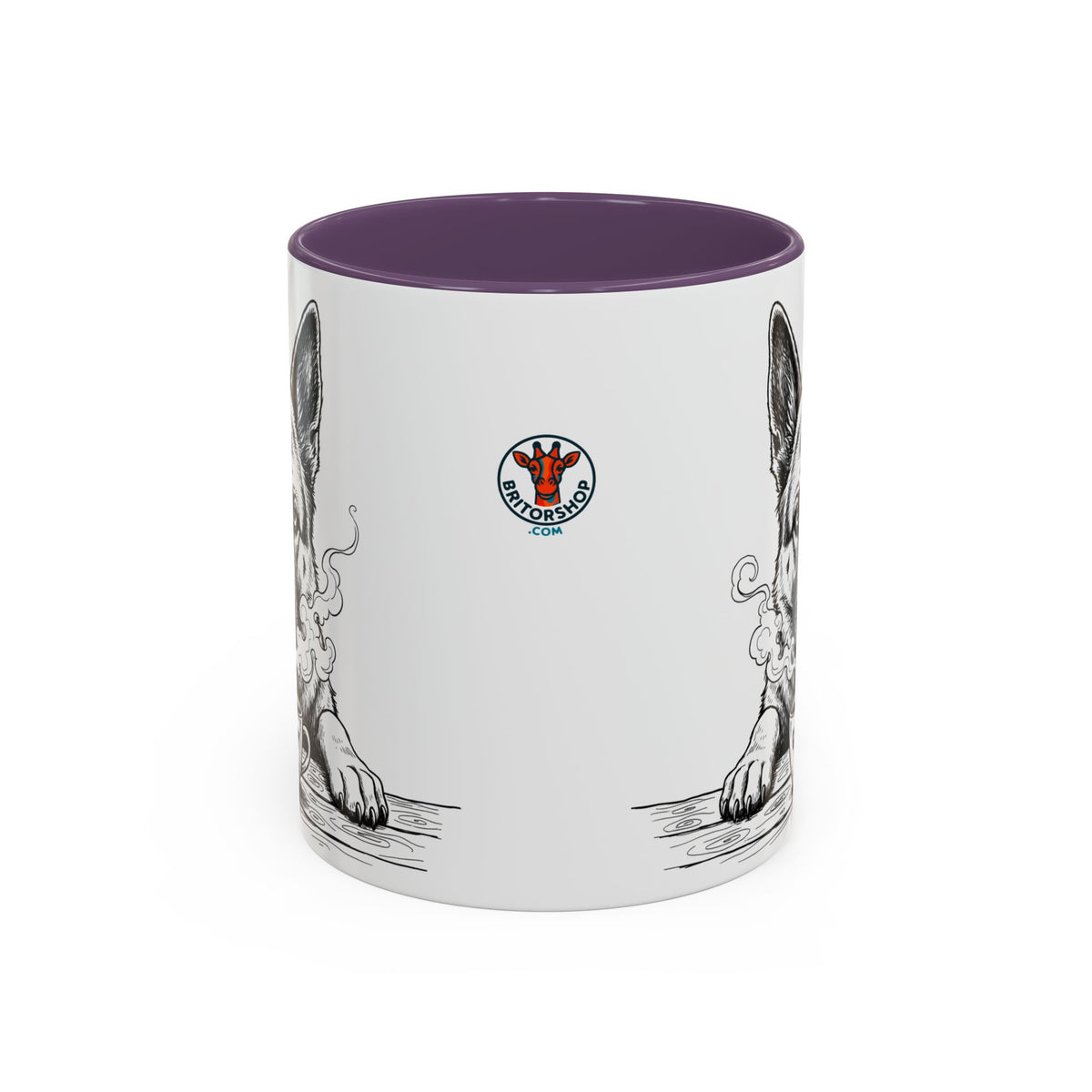 German Shepherd Mug —    Grumpy German Shepherd Coffee Club — Art Print / Mug /