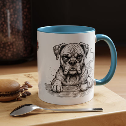 Grumpy Boxer Coffee Club — Art Print / Mug /
