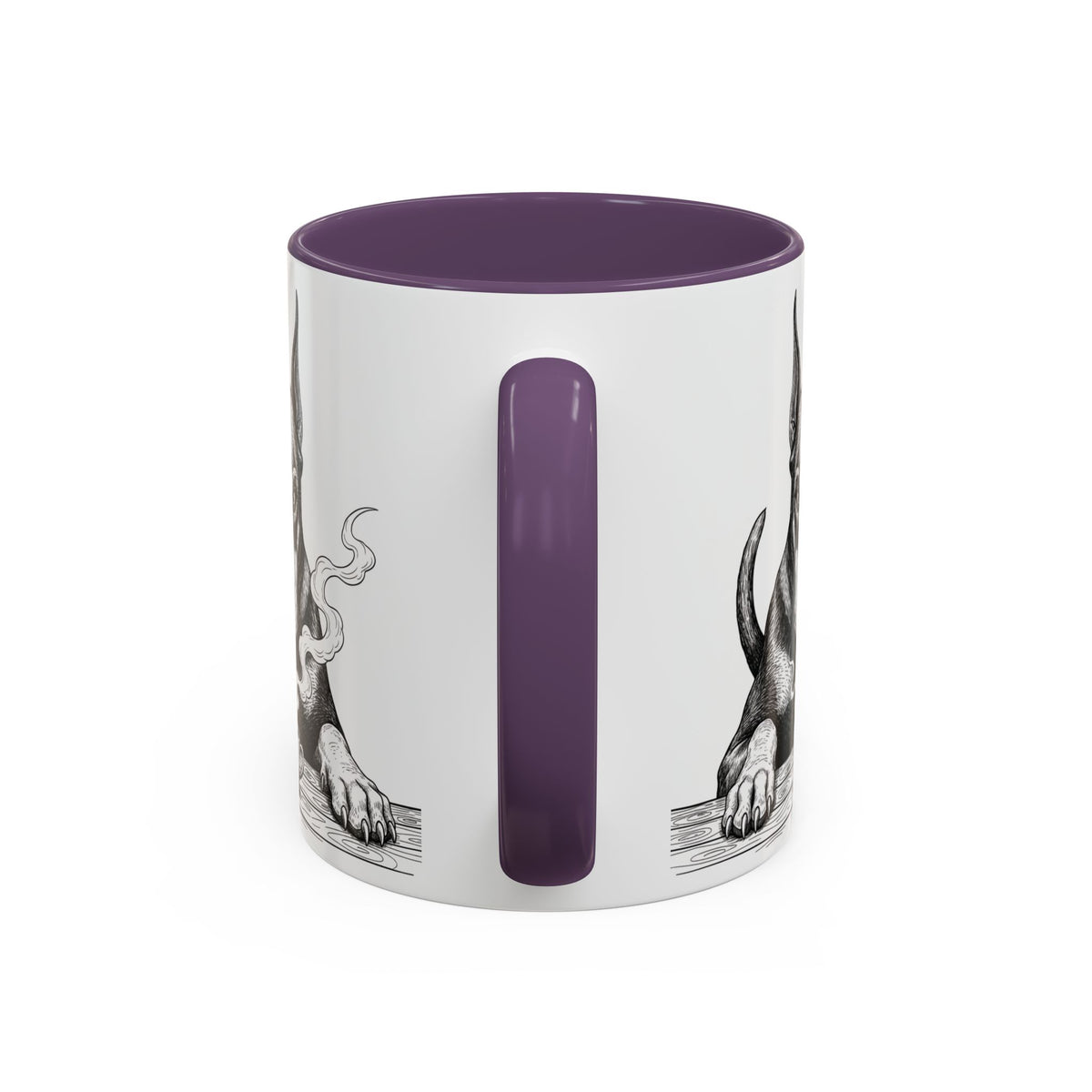 Grumpy Doberman Coffee Club — Art Print / Mug