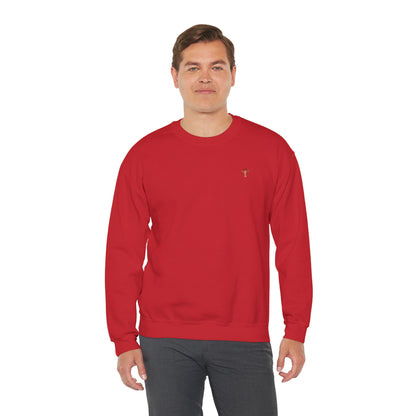 Embroidered Tiny Giraffe Britor classic Crewneck Sweatshirt — Minimal Animal Lover classy Pullover