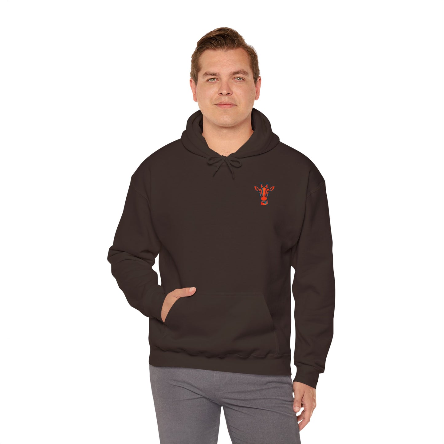 Hooded Sweatshirt Giraffe Head Logo Britor Shop Classy Design