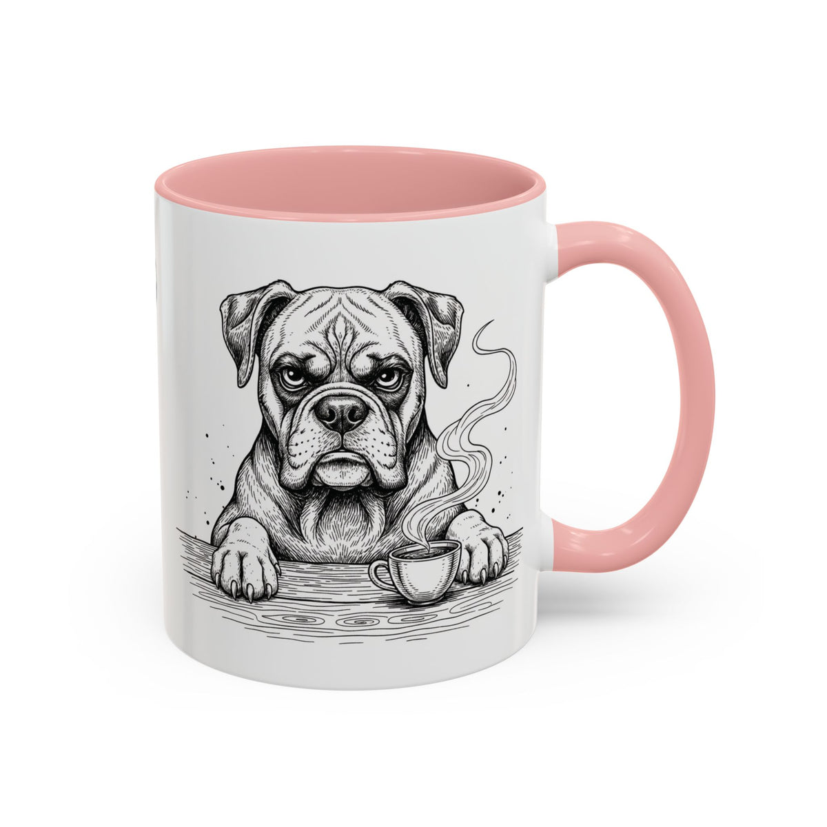 Grumpy Boxer Coffee Club — Art Print / Mug /