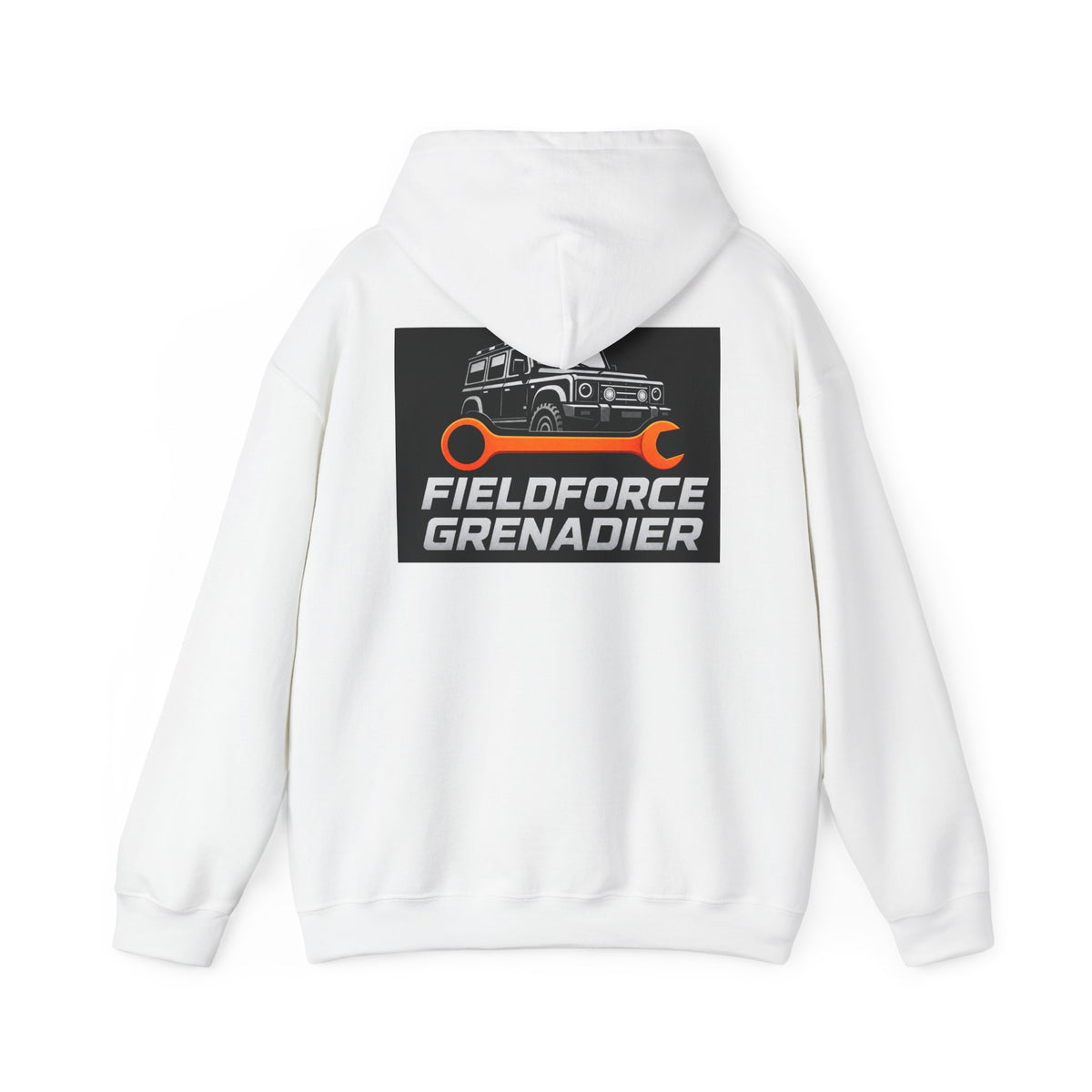 Fieldforce Grenadier Hoodie — Off‑Road Truck Wrench Logo Pullover