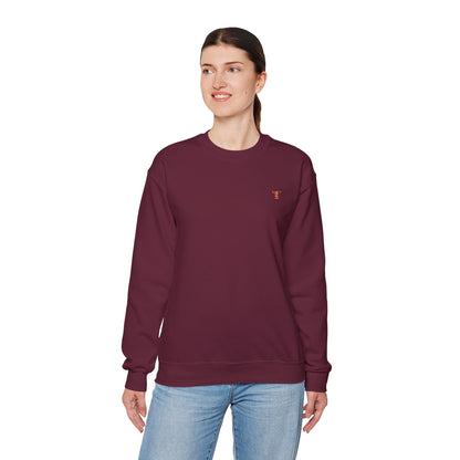 Embroidered Tiny Giraffe Britor classic Crewneck Sweatshirt — Minimal Animal Lover classy Pullover