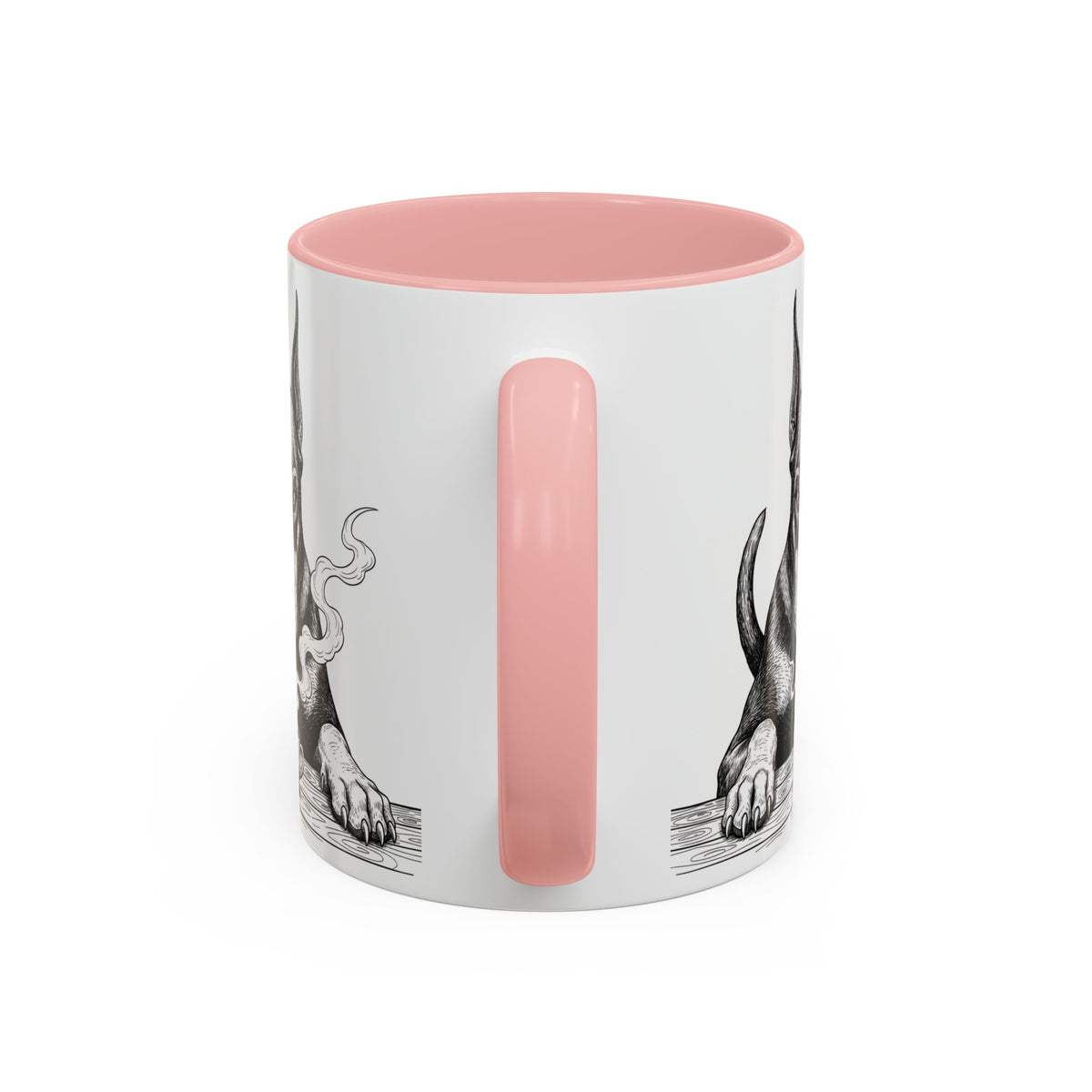 Grumpy Doberman Coffee Club — Art Print / Mug