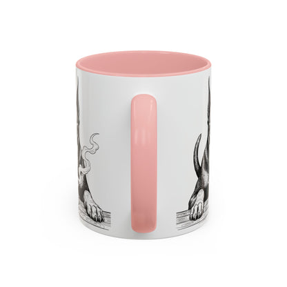 Grumpy Doberman Coffee Club — Art Print / Mug