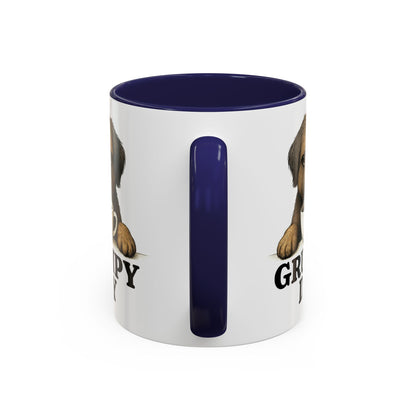 Grumpy Day Coffee Mug, shorkie, Funny Dog Mug, Pet Lover Gift, Morning Motivation, Coffee Lover Gift, Black Accent Mug