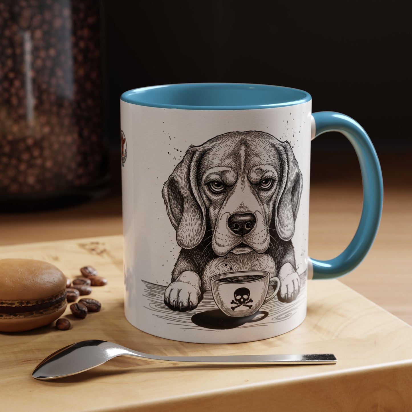 Grumpy Beagle Coffee Club — Art Print / Mug /