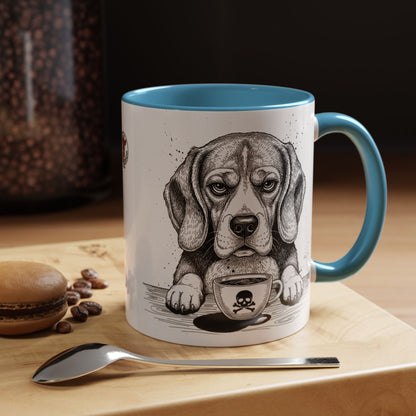 Grumpy Beagle Coffee Club — Art Print / Mug /