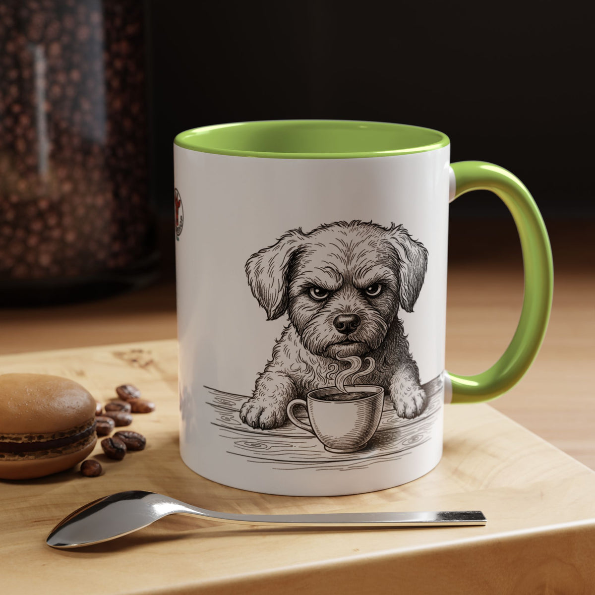 Grumpy Maltese Coffee Club — Art Print / Mug